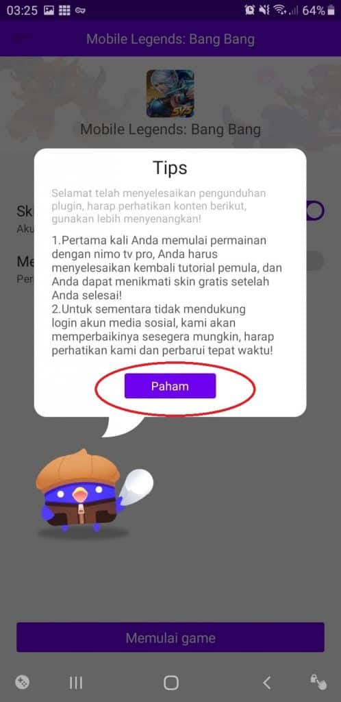 Nimobox Apk / Nimo TV Pro Untuk Unlock Skin Mobile Legends & Free Fire